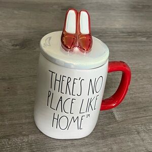 Rae Dunn Wizard of Oz Mug with Ruby Slippers Lid Topper